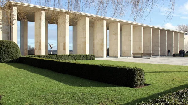 Henri Chapelle American Cemetery Wwii Memorial Clouse Wallonia Belgium December — Stok fotoğraf