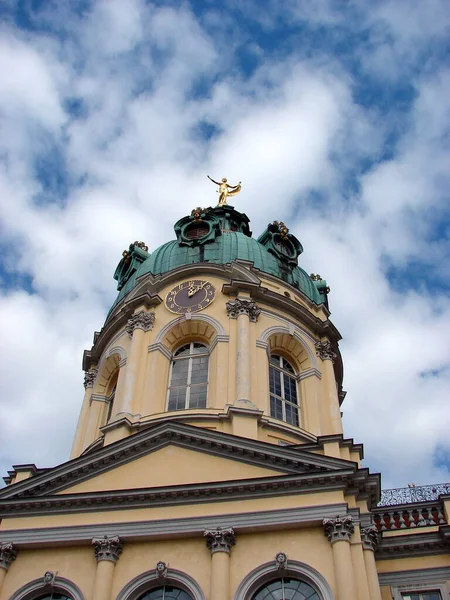 Torre Relógio Palácio Charlottenburg Berlim Alemanha Setembro 2007 — Fotografia de Stock