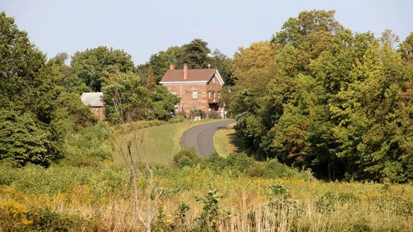 Миссия Непорочной Девы Горе Loretto View Fields Staten Island Usa — стоковое фото