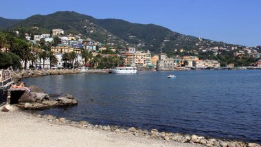Castello sul Mare, Rapallo, İtalya - 3 Ağustos 2015