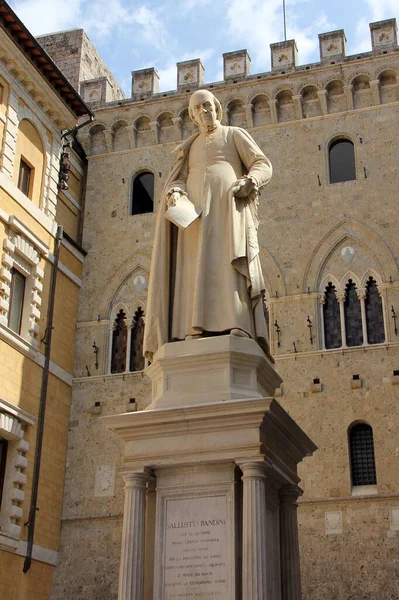 Estatua Sallustio Bandini 1677 1760 Sacerdote Sienés Uno Los Primeros —  Fotos de Stock