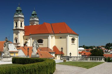 Bakire Meryem 'in Varsayımı Kilisesi Lihtenştayn Sarayı, Valtice, Güney Moravya, Çek Cumhuriyeti - 28 Haziran 2011