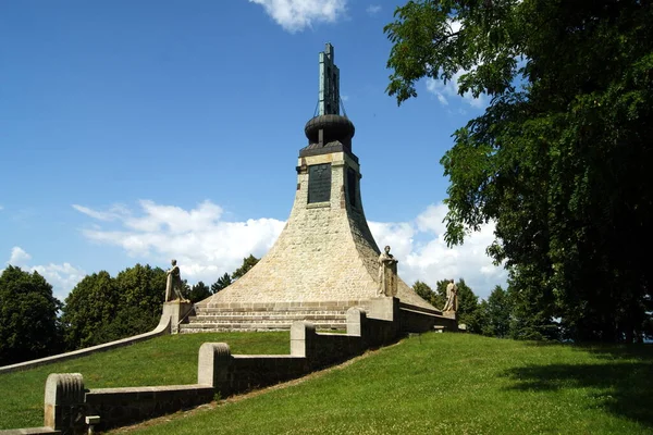 Cairn Peace Кэйрн Миру Мемориал Аустерхаузене Баттлфилде 1805 Года Периода — стоковое фото