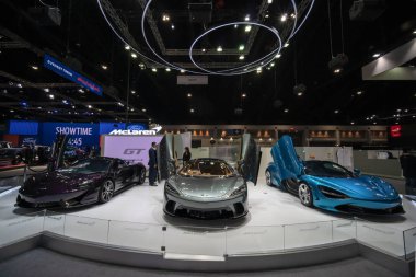 Bangkok, Tayland - Aralık 2019, spor araba 36. Tha