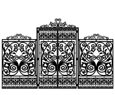 Dates and fences clipart