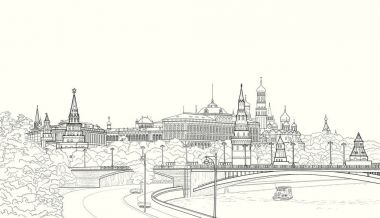 Moskova Kremlin taslağını