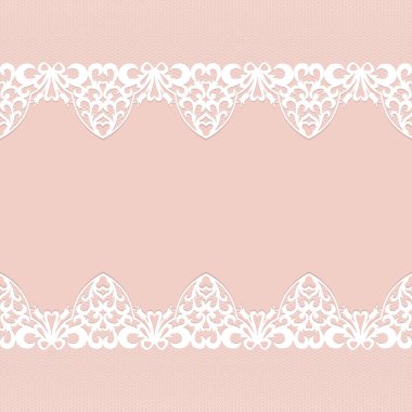 dantel ile arka plan