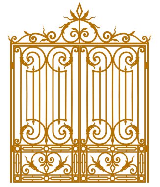 Dövme demir kapısı