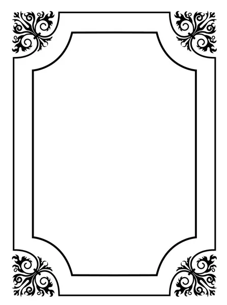 黑色复古镜框 — 图库矢量图片