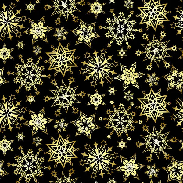 Modèle de flocons de neige froids — Image vectorielle