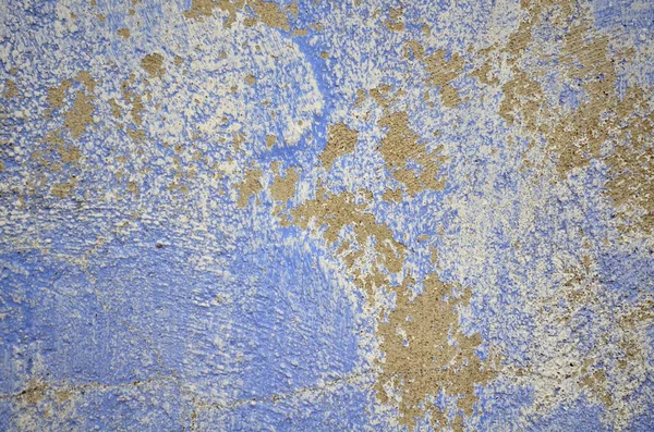 Mur en béton gris et bleu. Mur de ciment — Photo