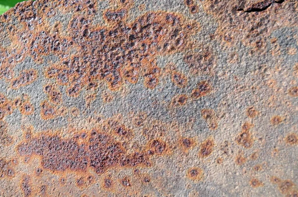 Rusty sheet of metal wallpaper