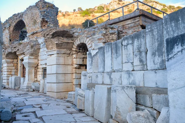 Forntida Staden Efesus Selcuk Izmir Turkiet — Stockfoto