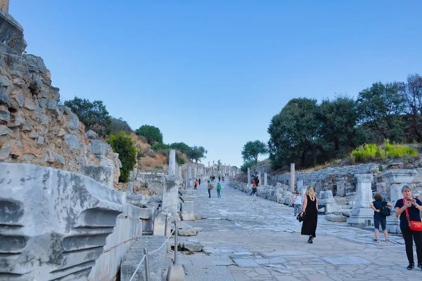 Forntida Staden Efesus Selcuk Izmir Turkiet — Stockfoto