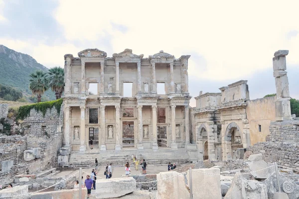古代都市エペソ セルクク イズミル トルコ — ストック写真