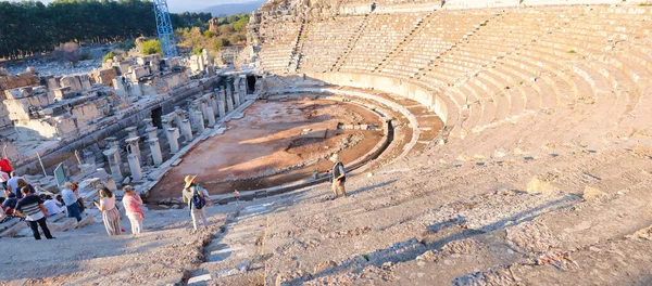 古代都市エペソ劇場 セルクク イズミル トルコ — ストック写真