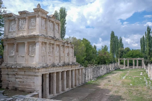 Sebasteion Gebouw Aphrodisias Ancient City Karacasu Aydin Turkije — Stockfoto