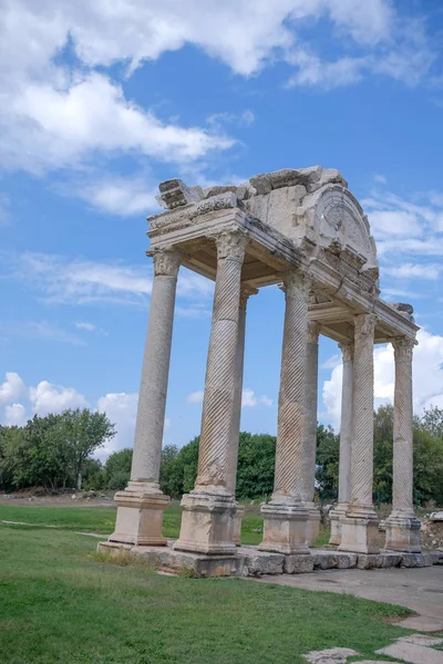 Afrodisias Afrodisias Antigua Ciudad Karacasu Aydin Turquía Tetrapylon Puerta Afrodisías — Foto de Stock