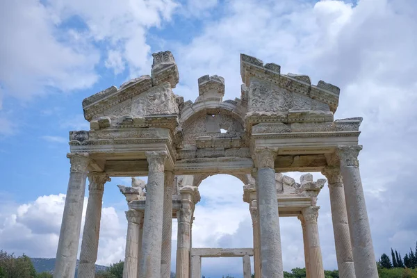 Afrodisias Afrodisias Oude Stad Karacasu Aydin Turkije Tetrapylon Poort Van — Stockfoto