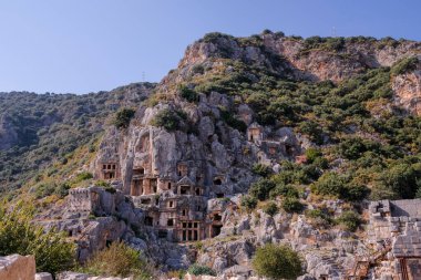 Myra Antik Kent Rock Mezarları Demre, Antalya, Türkiye