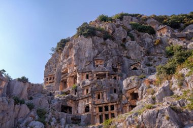 Myra Antik Kent Rock Mezarları Demre, Antalya, Türkiye