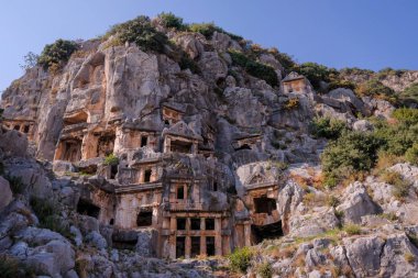 Myra Antik Kent Rock Mezarları Demre, Antalya, Türkiye