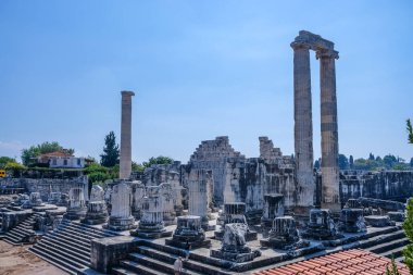Antik Didyma Aydın kentindeki Apollo Tapınağı manzarası.