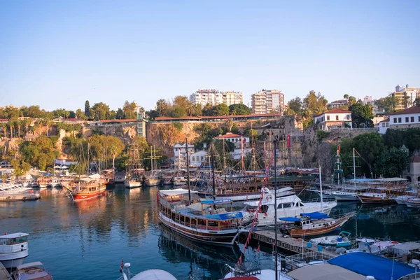 土耳其安塔利亚的古城 卡利奇 Antalya Kaleici Marina — 图库照片