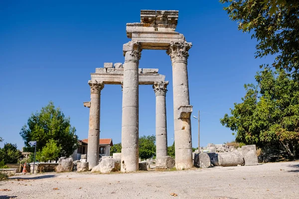 Templo Zeus Olbios Antigua Arquitectura Anatolia Del Período Helenístico Provincia — Foto de Stock