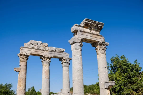 Ναός Ολβίου Ζευς Αρχαία Ανατολίτικη Αρχιτεκτονική Της Ελληνιστικής Περιόδου Στη — Φωτογραφία Αρχείου