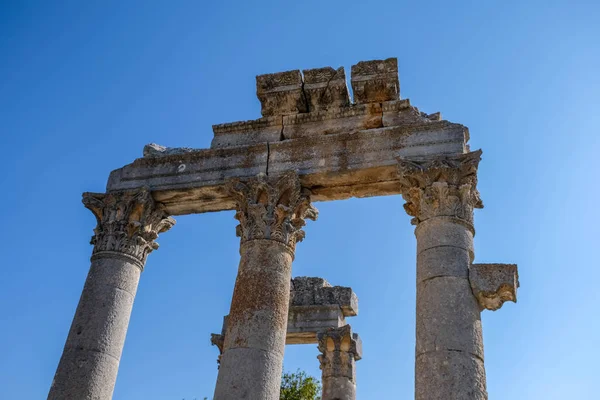 Templo Zeus Olbios Antigua Arquitectura Anatolia Del Período Helenístico Provincia — Foto de Stock