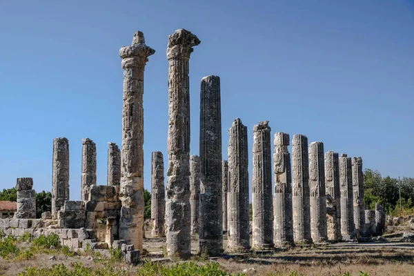 Zeus Olbios Tapınağı Roma Nın Isauria Ilindeki Antik Anadolu Mimarisi — Stok fotoğraf