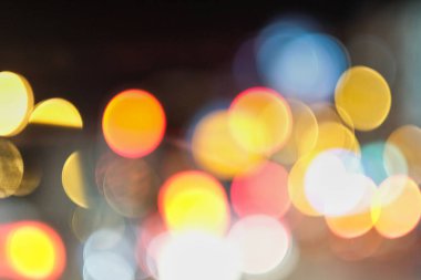 Bulanık ve bokeh ışıkları olan soyut arkaplan / duvar kağıdı