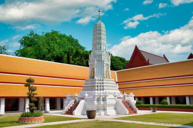 Wat Mahathat Yuwarat tapınağı Bangkok, Tayland.