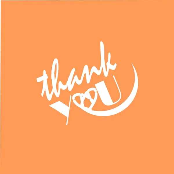 Thank You Card Vector Illustration Thank You Note Day — ストックベクタ