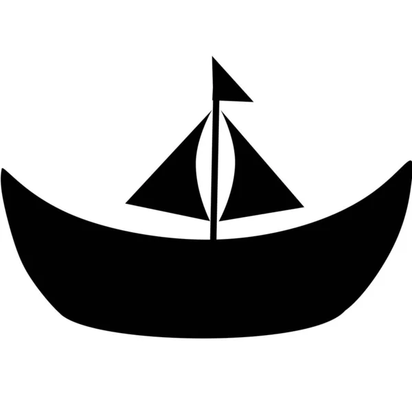 Boat Icon Boat Icon Vector Trendy Flat Style Isolated White — 스톡 벡터