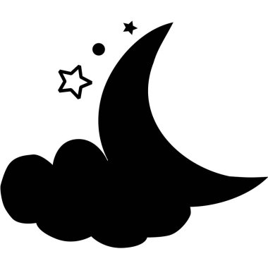 Ramazan ikonu İslami ay ve beyaz arka planda yıldız kubbesi. İzole vektör illüstrasyonu Ramazan simgeleri. Arap ikonu. Arap vektör simgeleri İslam yıldızı camii, mutlu Ramazan ve İslam sembolü oluşturdu.