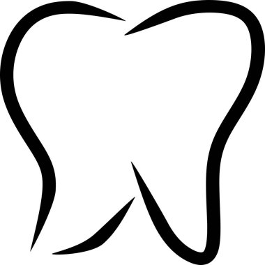 Diş Logosu Tasarımı. Yaratıcı dişçi logosu. Diş Kliniği Yaratıcı Şirket Vektör Logosu. Diş logosu ve sembol vektör simgesi uygulaması. Diş simgesi. Diş hekimi stomatoloji, tıp doktoru Logotype konsepti