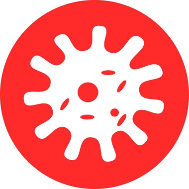 Corona Virüs Vektörü. Bakteriler, mikroplar ve virüsler, düz tasarım sağlığında mobil kavramlar ve web uygulamaları için elementlerle işaretler ve semboller. Koleksiyon modern bilgi logosu ve pictogram.