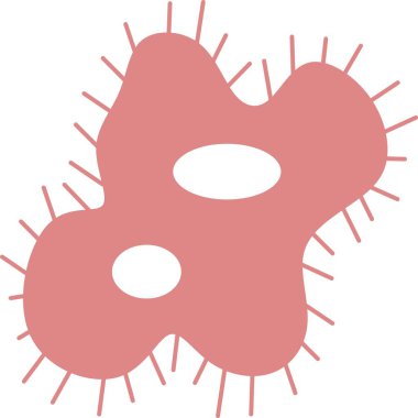 Corona Virüs Vektörü. Bakteriler, mikroplar ve virüsler, düz tasarım sağlığında mobil kavramlar ve web uygulamaları için elementlerle işaretler ve semboller. Koleksiyon modern bilgi logosu ve pictogram.