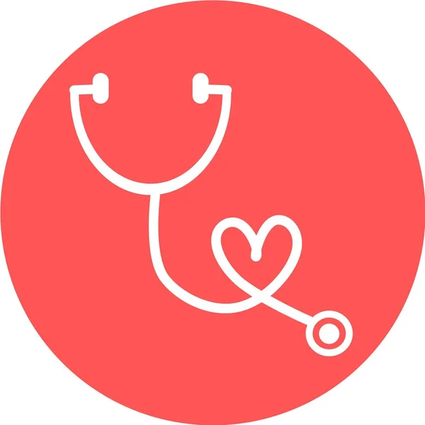 Stethoscope Icon Trendy Flat Style Stethoscope Icon Page Symbol Your — 图库矢量图片