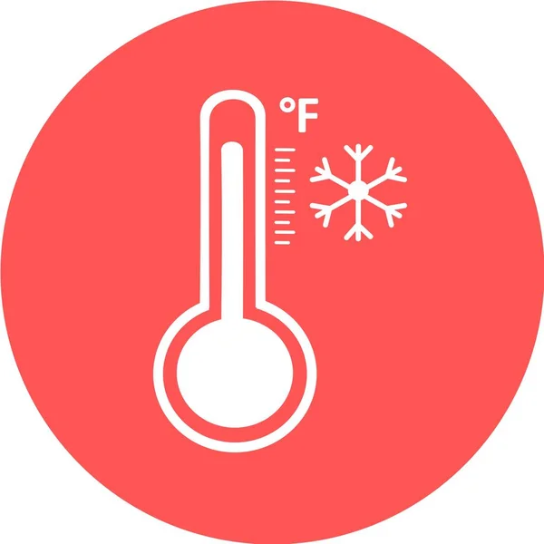 Celsius Fahrenheit Meteorologie Thermometers Meten Warmte Koude Vector Illustratie Thermometer — Stockvector