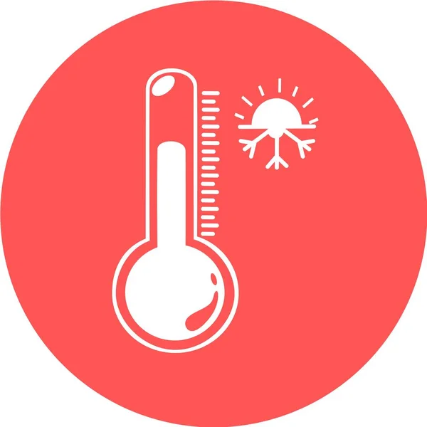 Celsius Або Fahrenheit Метеорологічні Термометри Вимірювання Тепла Або Холоду Векторна — стоковий вектор