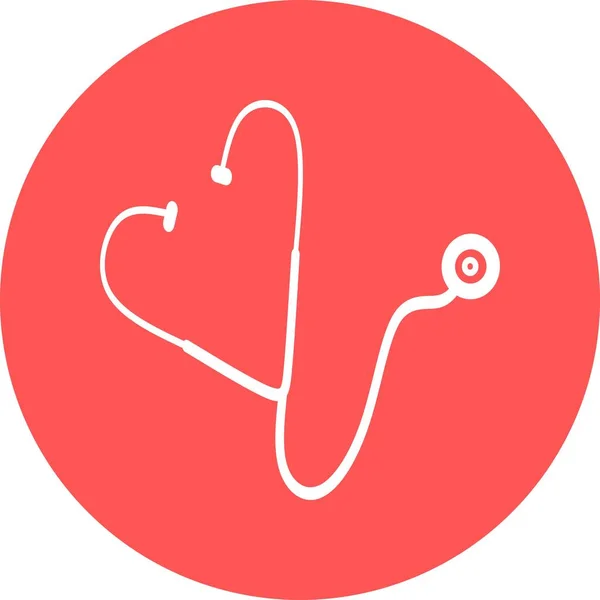Stethoscope Icon Trendy Flat Style Stethoscope Icon Page Symbol Your — 图库矢量图片