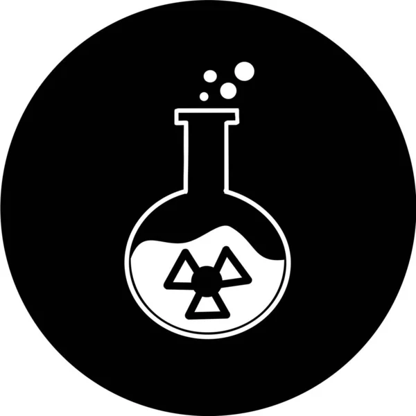 Επαγγελματικό Δηλητήριο Μαύρο Κύκλο Εικονίδιο Δηλητήριο Σύμβολο Που Μπορεί Χρησιμοποιηθεί — Διανυσματικό Αρχείο