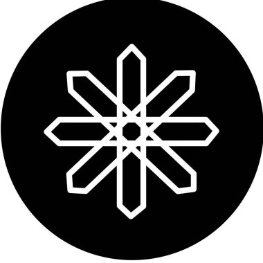 Zarif İslami kalıp simgesi 