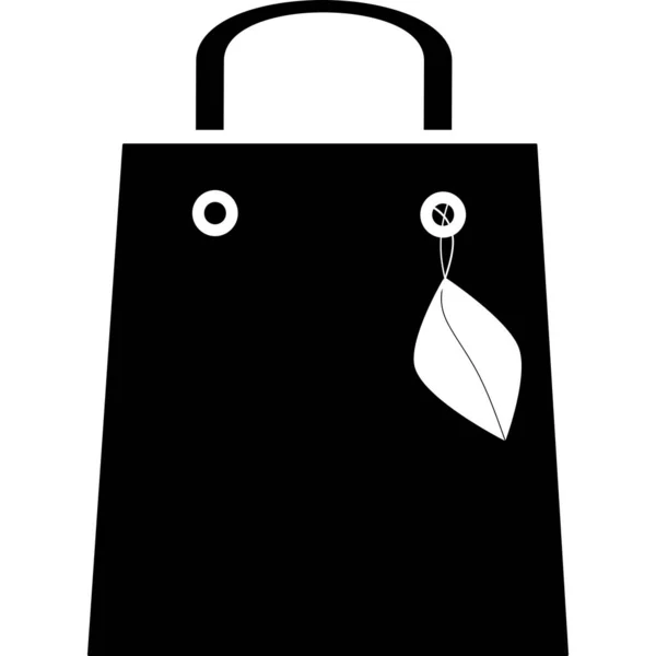 Einkaufstasche Aus Papier Logo Einkaufstasche Für Werbung Und Branding Kollektion — Stockvektor