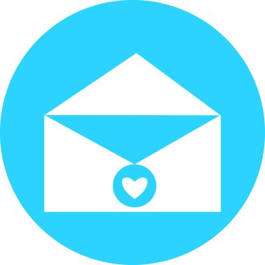 Mavi daire simgesinde e- posta. Zarf resmini aç. Posta sembolü, e-posta ve mesajlaşma, web sitesi tasarımı için e-posta pazarlama kampanyası, mobil uygulama, ui. E- posta gönderme veya alma çalışma süreci.