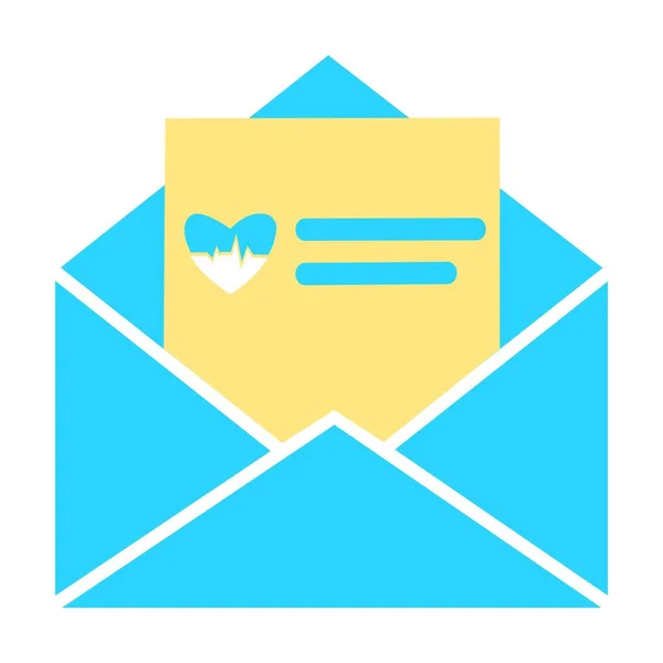 Email Icon Open Envelope Pictogram Mail Symbol Email Messaging Email — Stock Vector