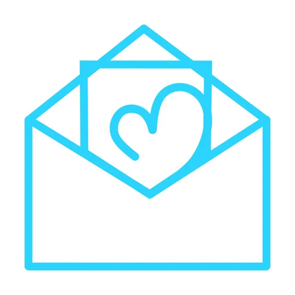 Icône Email Pictogramme Enveloppe Ouverte Symbole Courrier Mail Messagerie Campagne — Image vectorielle